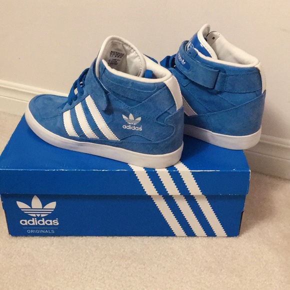 Adidas Originals Low Wedge Suede Sneakers - Picture 3 of 5